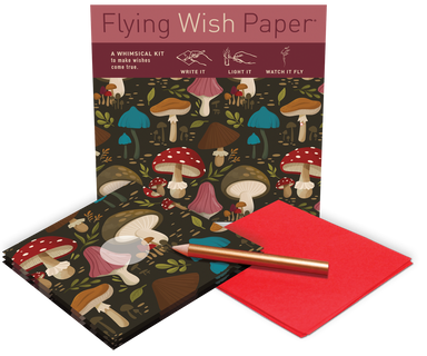 Flying Wish Paper- Mushrooms