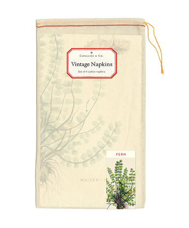 Napkins come packaged in a hand- sewn muslin bag ready for gifting. 