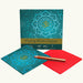 Flying Wish Paper- Golden Om comes with a pencil, 15 red flying wish papers, and five decorative platforms.