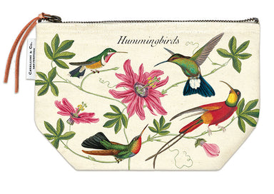Cavallini & Co. Vintage Pouch- Hummingbirds