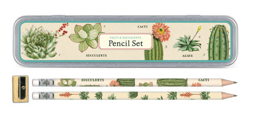 Cavallini & Co. Cacti & Succulents Pencil Set