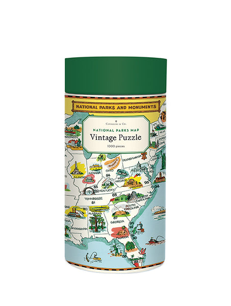 Cavallini Vintage Maps Pencil Set - 10 Pencils With Sharpener In Tin Box