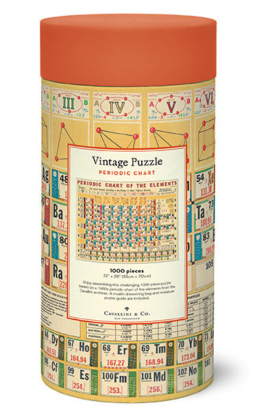 Cavallini & Co. Periodic Chart 1000 Piece Puzzle — Two Hands Paperie
