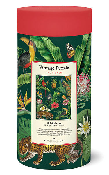 Cavallini & Co. Puzzle Vintage Wildflowers - 1000 Pièces (PZL/WF2 Cavallini & Co. Puzzle Vintage Wildflowers - 1000 Pièces (PZL/WF2