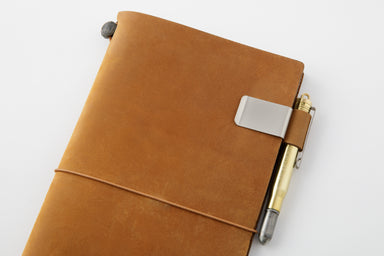 TRAVELER'S COMPANY Accessories- Leather Pen Holder in Camel