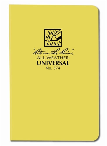 Rite in the Rain Field-Flex Universal Field Book- Yellow- 4 5/8x 7 1/4"