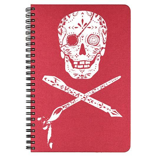 The original pirate jolly rogers were protective talismans- our cover design is meant to inspire.