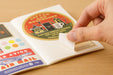 The notebook is crafted from the same smooth backing paper that is left after removing a sticker. 