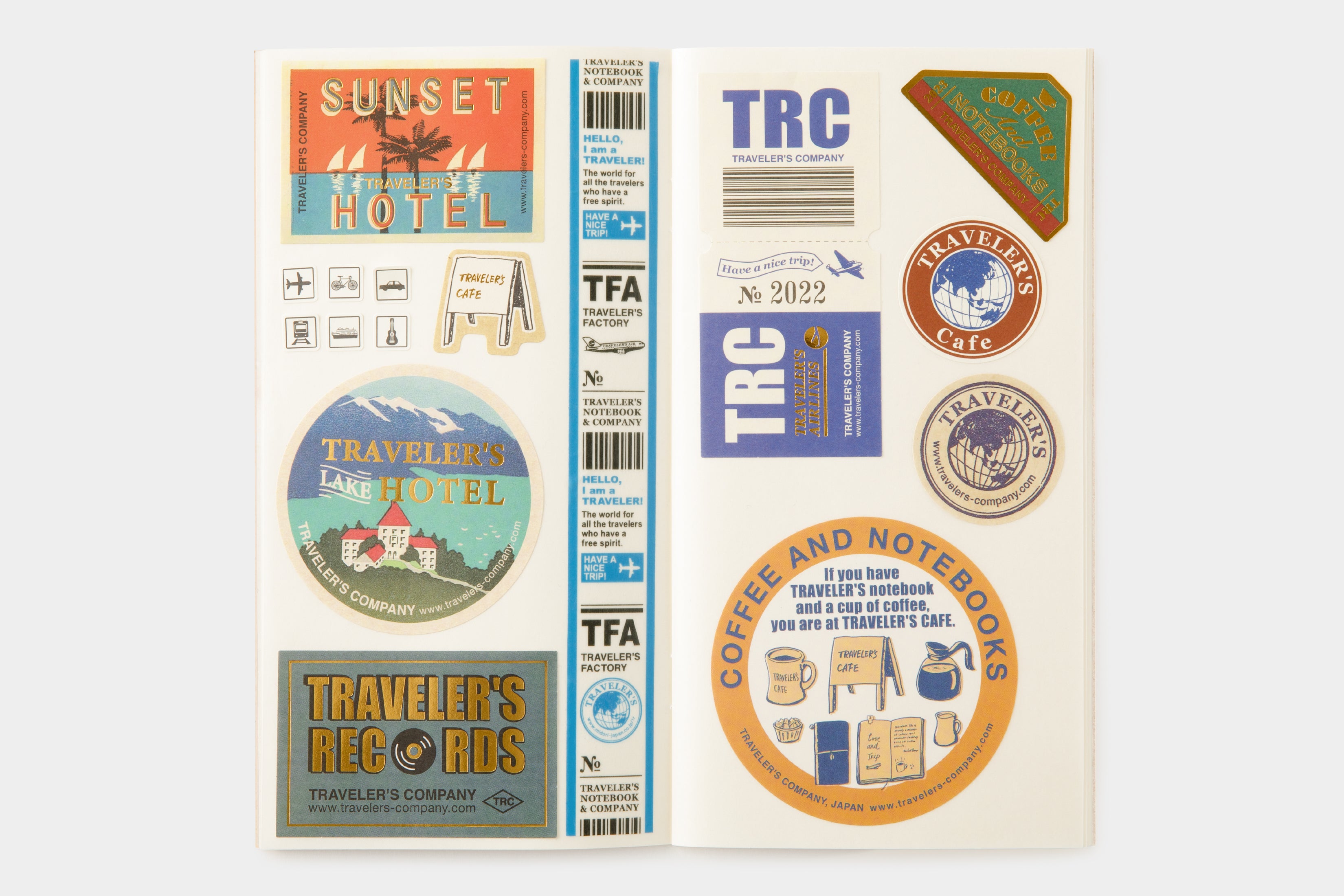 TRAVELER'S notebook Sticker Release Notebook- Regular Size — Two Hands ...