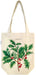 Cavallini & Co. Christmas Holly Cotton Tote Bag