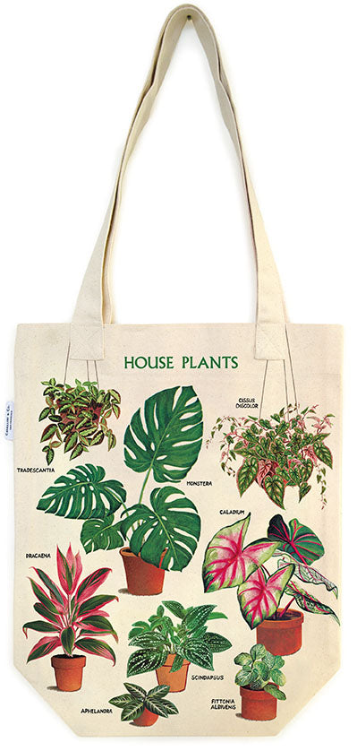 Cavallini & Co. House Plants Cotton Tote Bag — Two Hands Paperie