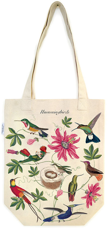 Cavallini & Co. Hummingbirds Cotton Tote Bag
