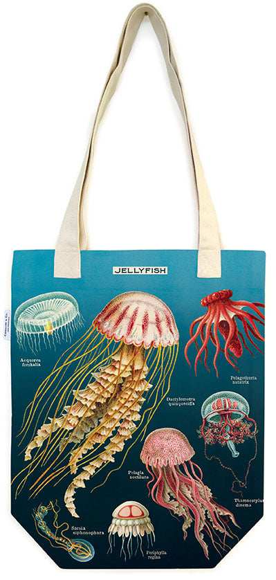 Cavallini & Co. Jellyfish Cotton Tote Bag
