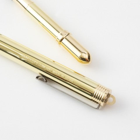 TRAVELER'S COMPANY BRASS FOUNTAIN PEN- New Style — Two Hands Paperie