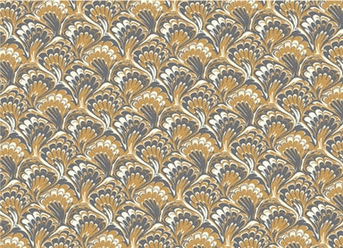 Rossi 1931 Italian Decorative Marbled Paper- Gold/ Silver