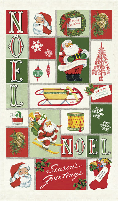 Cavallini & Co. Noel Holiday Cotton Tea Towel