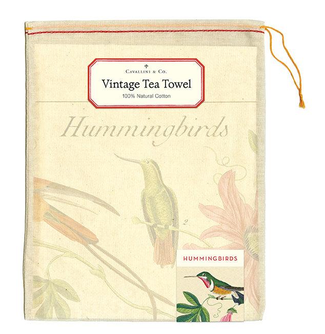 Tea towels come packaged in a hand- sewn muslin bag, making them the perfect gift.