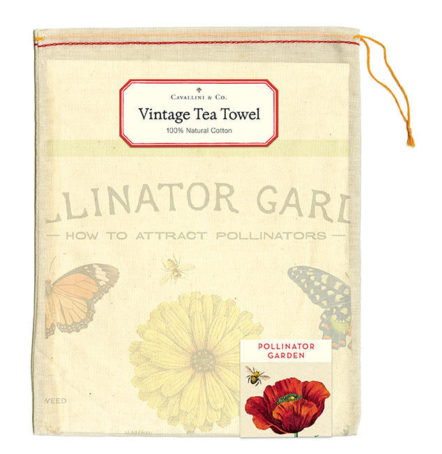 RainCaper Leopard & Hibiscus Cotton Tea Towel