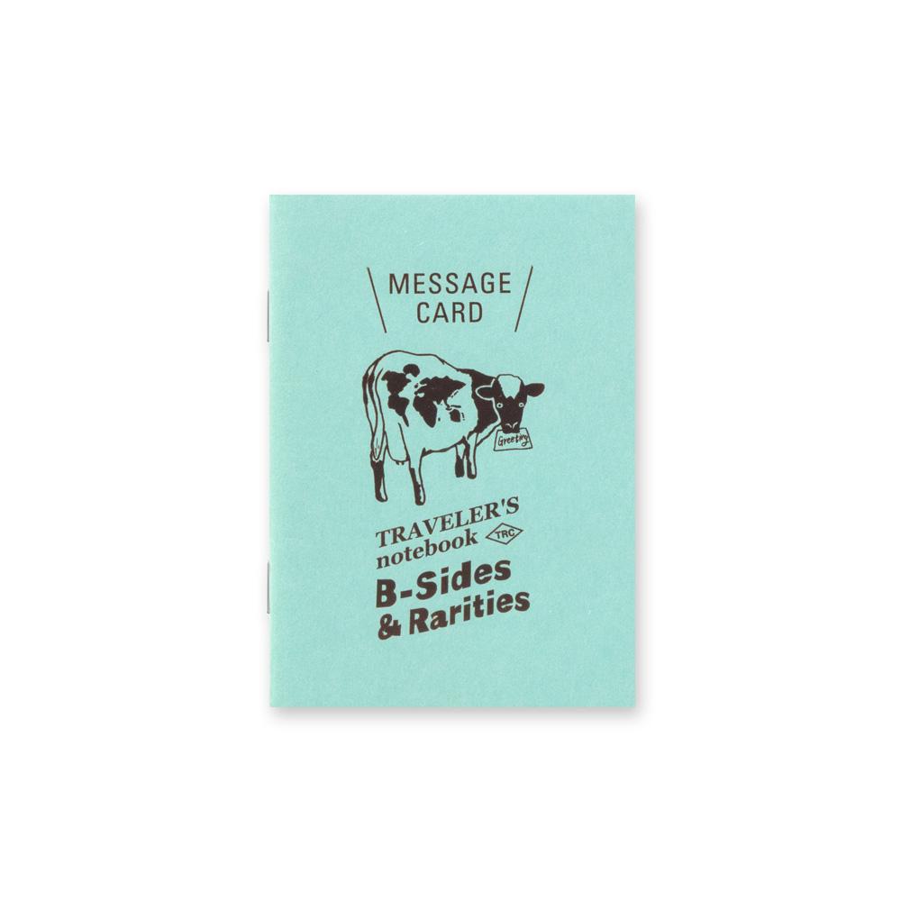 TRAVELER'S notebook B-Sides & Rarities Message Cards- Passport Size