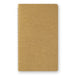 Traveler's Company Spiral Ring Blank Kraft Paper Notebook measures approximately 8 by 5 inches (H218 x W130 x D18mm) so it will easily fit in any travel bag.