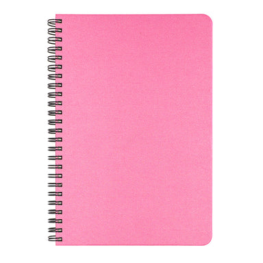 Make My Notebook Blank Slate Hot Pink Spiral Bound Notebook