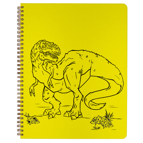 Large Make My Notebook Rexie the T-rex — Two Hands Paperie