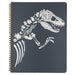 Large T-Rex Spiral Bound Notebook in black.