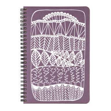 Unicorn & Ice Cream Pink Print Spiral Sketchbook