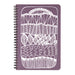 Plum cover of Enchanted Forest small spiral bound notebook.