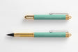 NEW to the traveler's Company line of writing instruments!  The Traveler's Company Special Edition Brass Ballpoint pen in Factory Green uses a standard International fountain pen cartridge. 