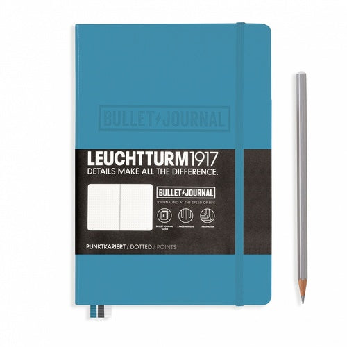 Leuchtturm1917 Bullet Journal Medium (A5) Hardcover- Dotted- Nordic Blue