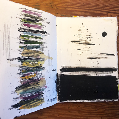 A Learning Journal  samples layered colors