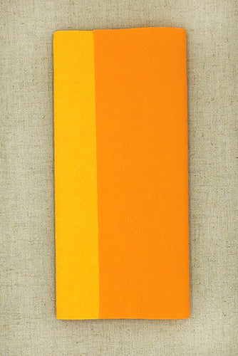 Double Sided Crepe Paper- Yellow and Apricot 