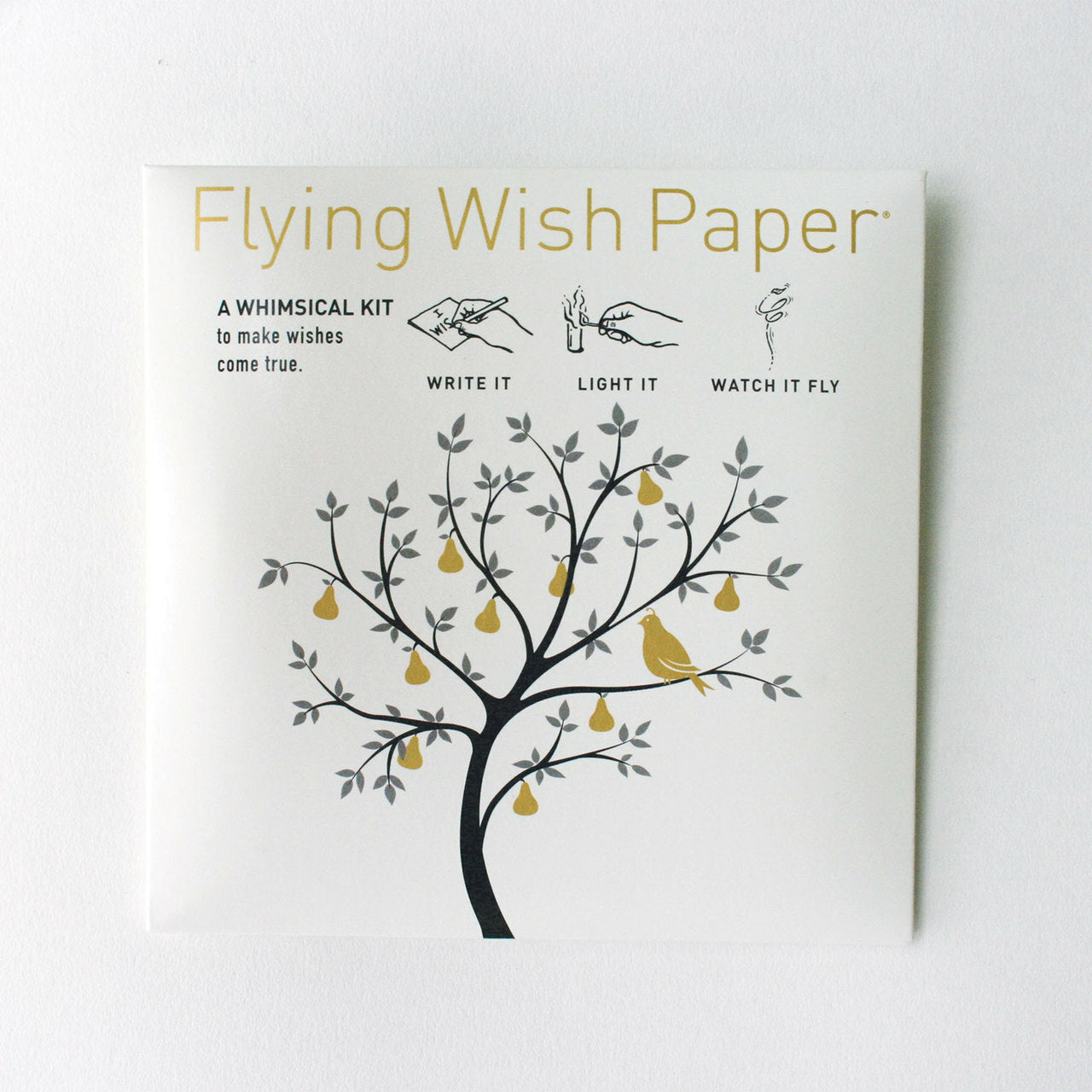 Flying Wish Paper Pear Tree kit.  Watch your wishes take flight with Flying Wish Paper!