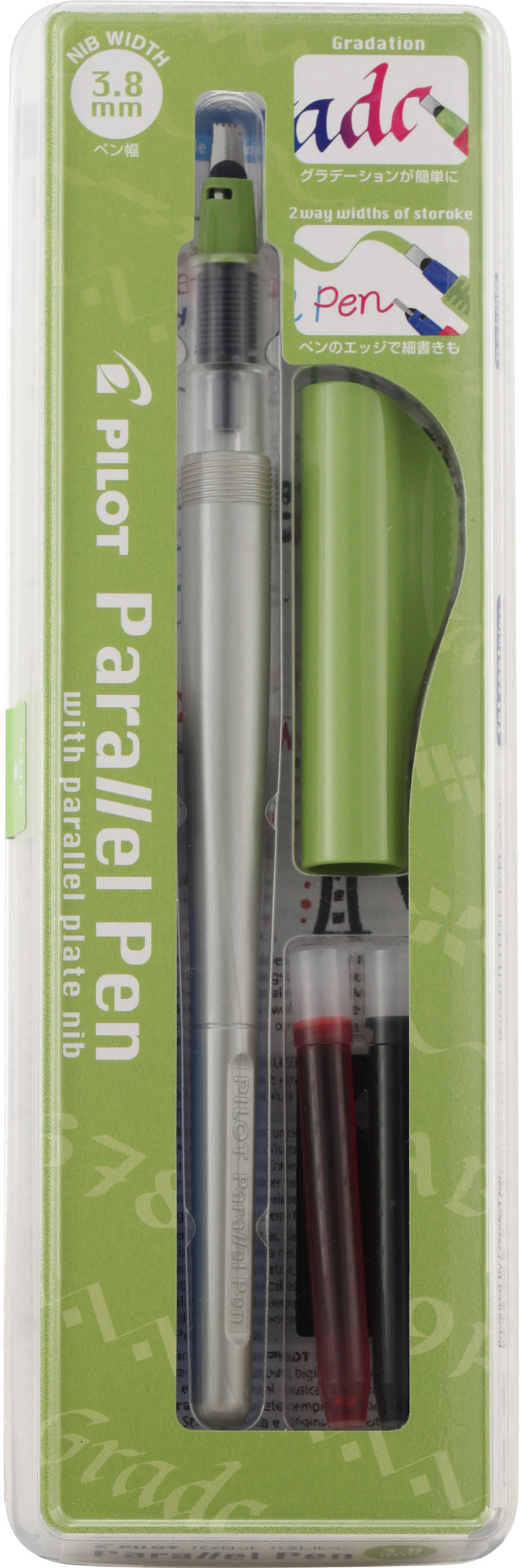 Pilot Parallel Pen Set with Cartridge (3.8MM), Japan