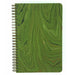 Green Marbled Make My Notebook spiral bound notebook.
