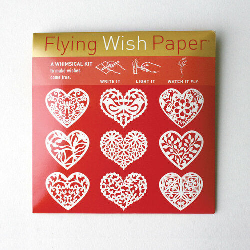 Flying Wish Paper- Hearts