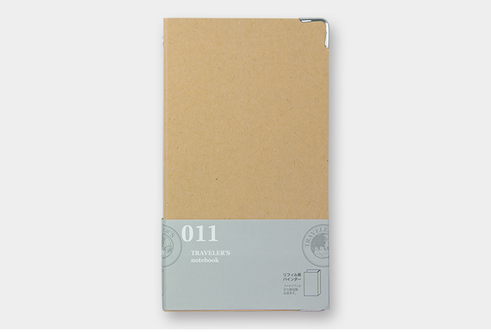 Midori Traveler's Notebook Binder for Refills holds all your TRAVELER'S notebook Refills.