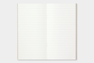 The lined notebook is made of high quality paper. 