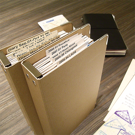 Keep your refills organized with the Midori Traveler's Notebook-Regular Size- Binder for Refills