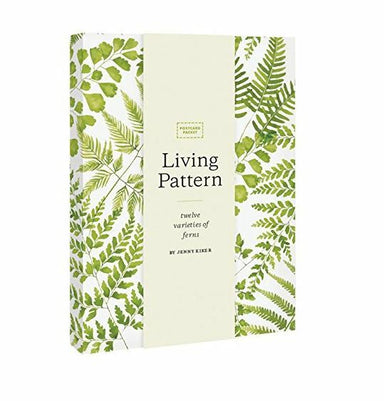 Living Pattern Postcard packet- An all-occasion postcard, these lush green fern prints are perfect for correspondence or quick notes.