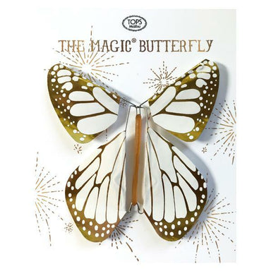 Wind the Magic Butterfly up to surprise your friends when it flutters out of a card! 