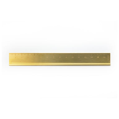 Unpackaged  TRAVELER'S COMPANY Brass Ruler, a great accessory for your TRAVELER'S notebook.  