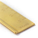 The Midori Brass Ruler measures up to 15 inches. 