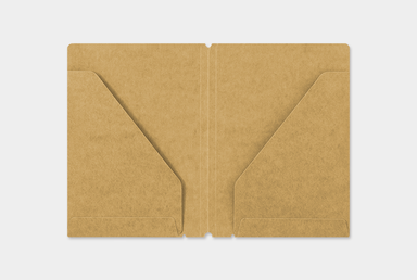 TRAVELER'S notebook Refills- Passport Size- Kraft File makes your notebook more versatile. 