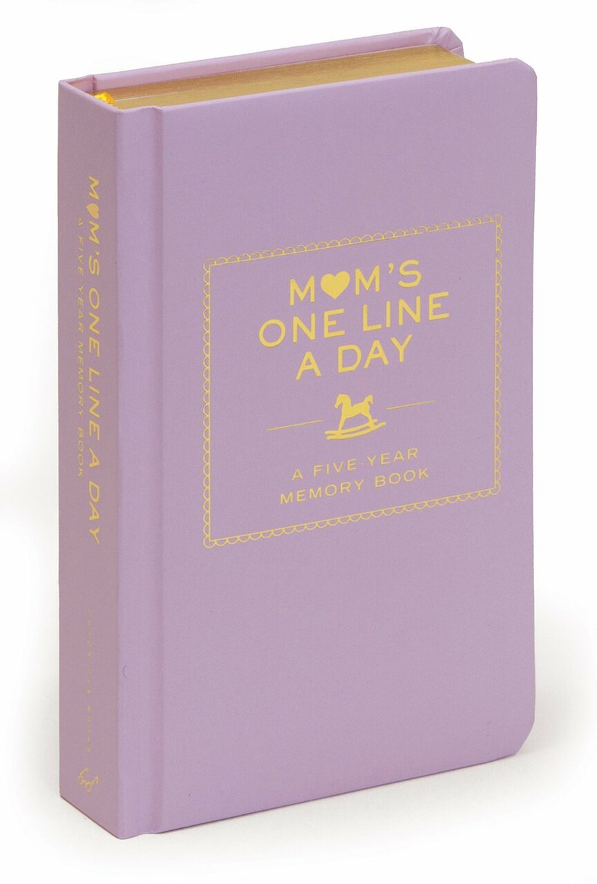 Mom's One Line a Day Guided Journal- five year memory book