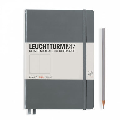 Leuchtturm1917 Plain A5 Size Notebook- Anthracite