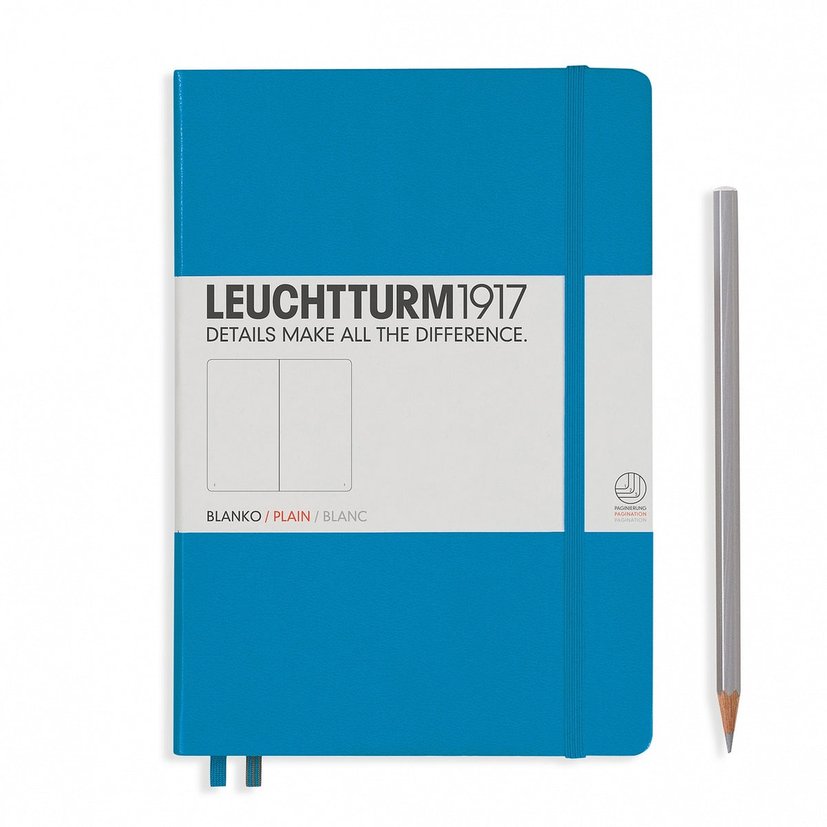 Leuchtturm1917 Notebook - A5, Blank - BiColor Azure/Lime - Anderson Pens,  Inc.