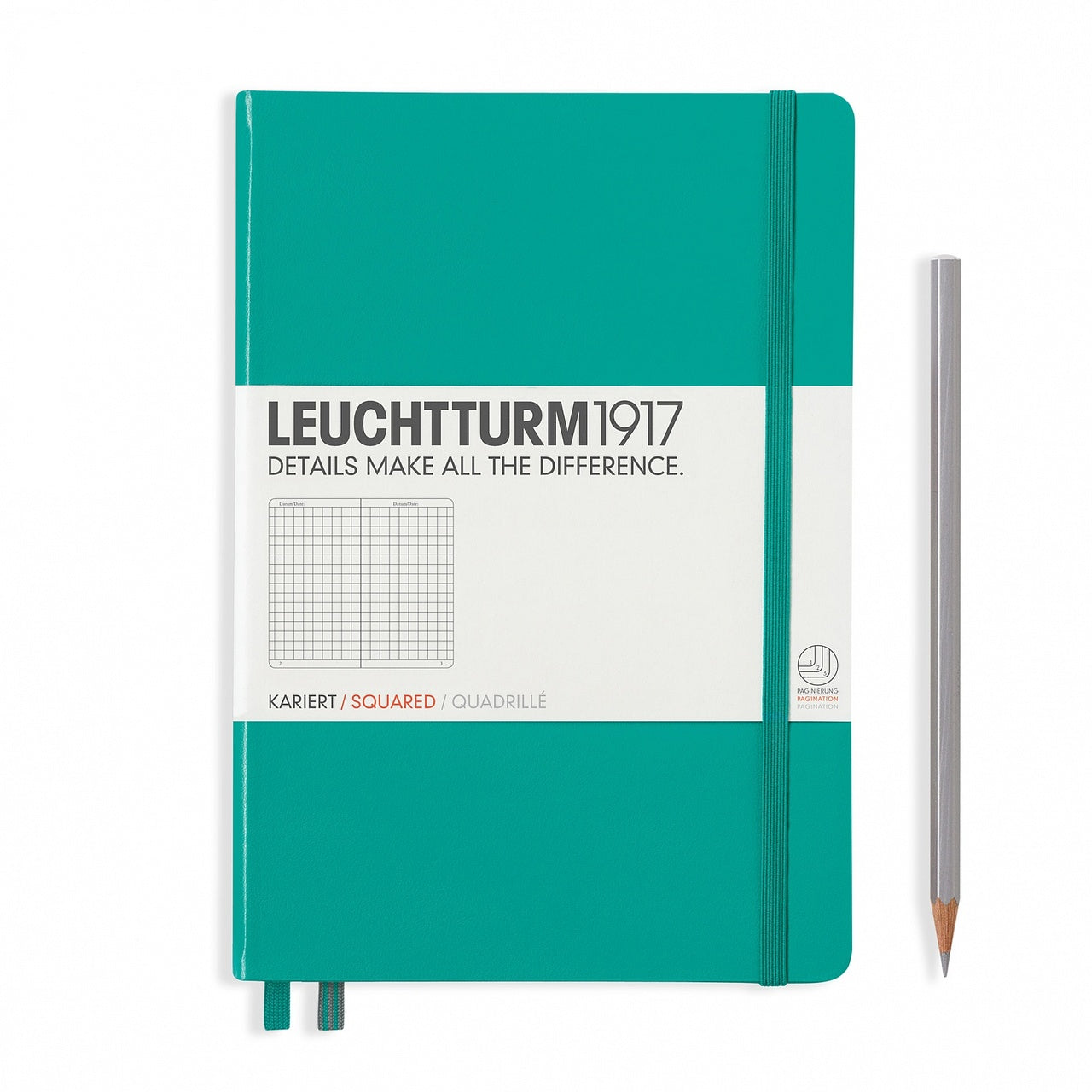 Leuchtturm1917 SQUARED A5 Size Notebooks — Two Hands Paperie