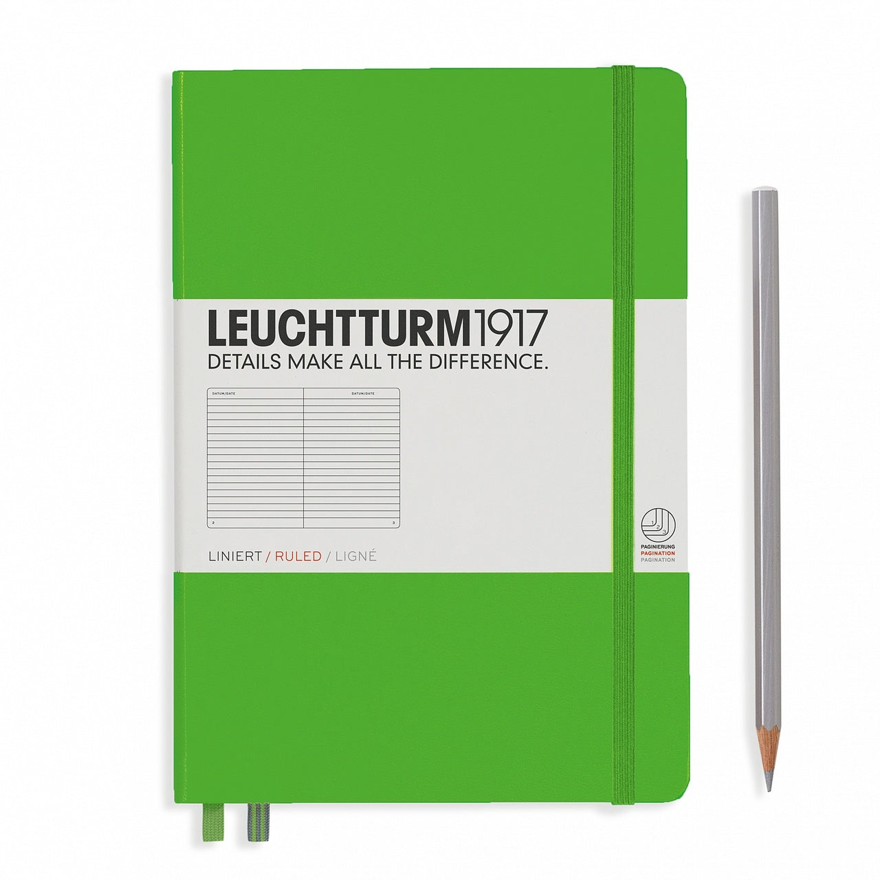 Leuchtturm1917 Ruled Large Notebook- Fresh Green